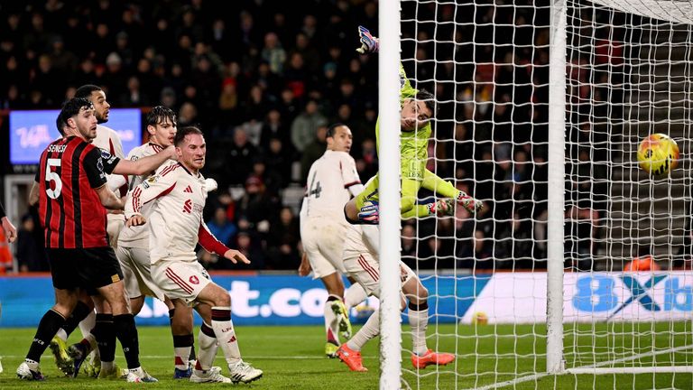 Virgil van Dijk pulls a goal back for Liverpool with a glancing header
