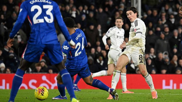 Harry Wilson restores Fulham's lead against Chelsea