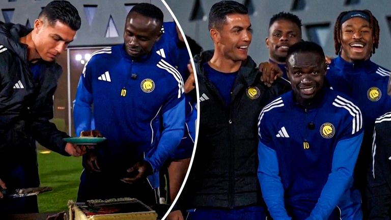Sadio Mane was given a hero's welcome after returning to Al Nassr following his Africa Cup of Nations triumph.