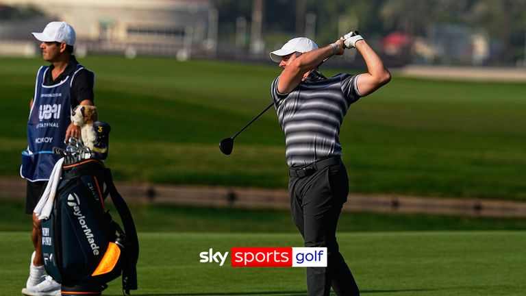 Dubai Invitational Rory's round.