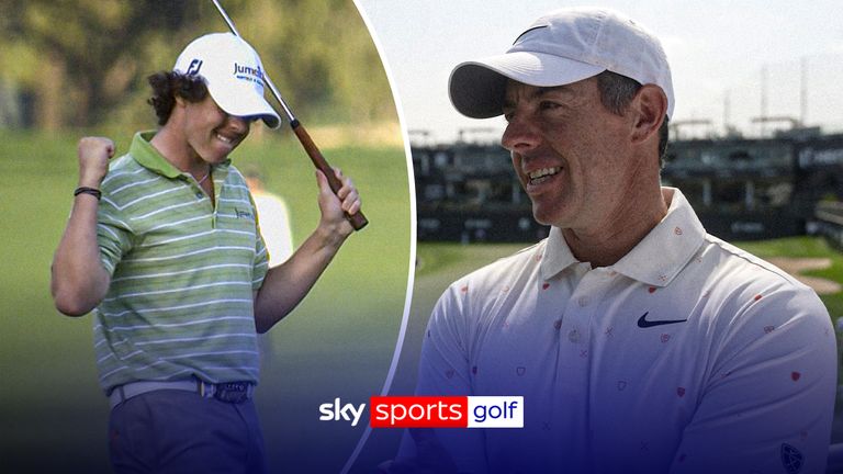 rory mcilroy reacts to his first tour win
