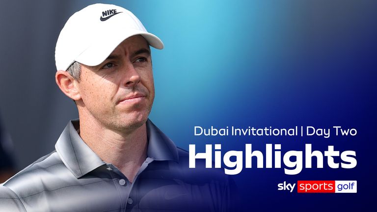 RORY MCILROY 16 JAN DUBAI INVITATIONAL