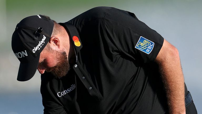Shane Lowry ended tied-third after finding the water on his final hole 