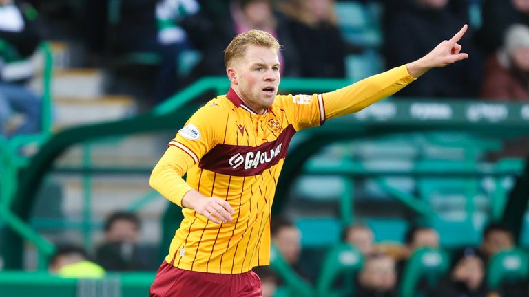 Stephen Welsh made 17 appearances for Motherwell before being recalled from his loan