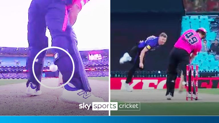 Steve Smith through legs