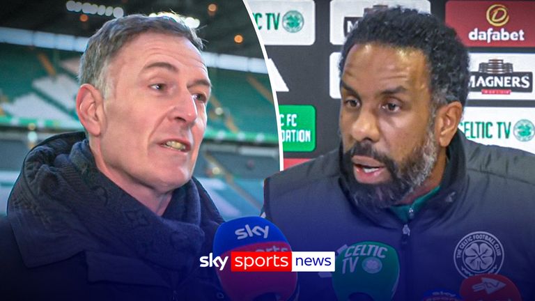 Chris Sutton reacts to Wilfried Nancy's press conference.