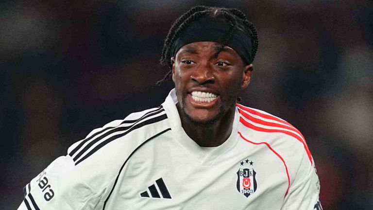 Tammy Abraham of Besiktas 