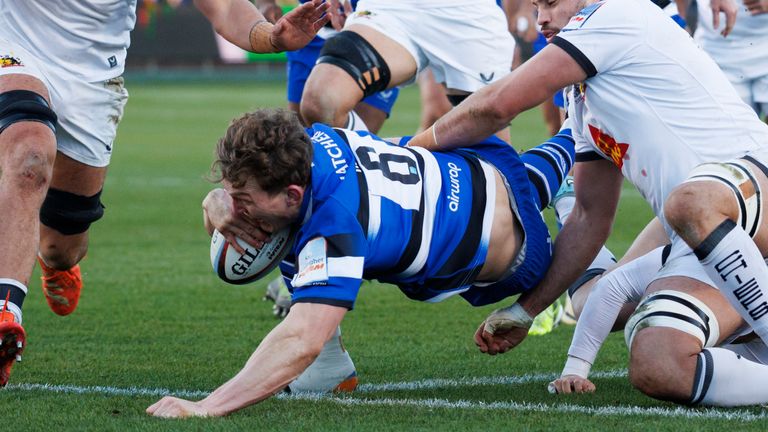 Bath Rugby's Ted Hill                                                                                                   