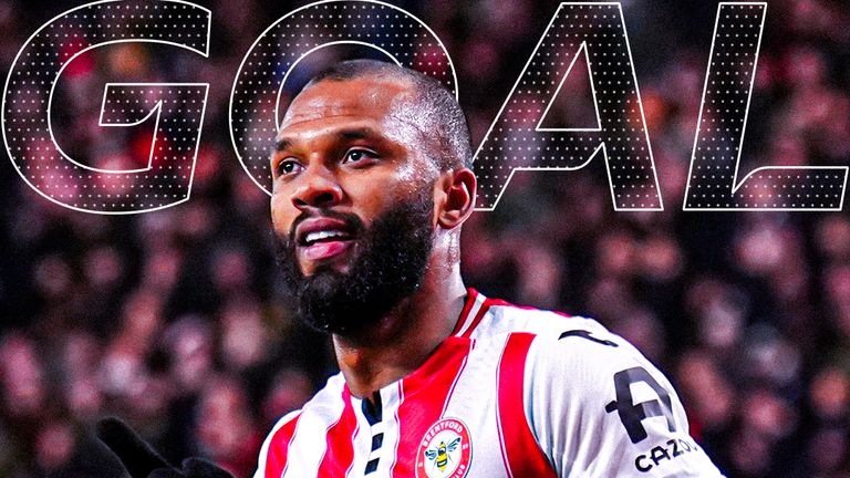 Thiago scores for Brentford