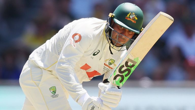 Australia's Usman Khawaja 
