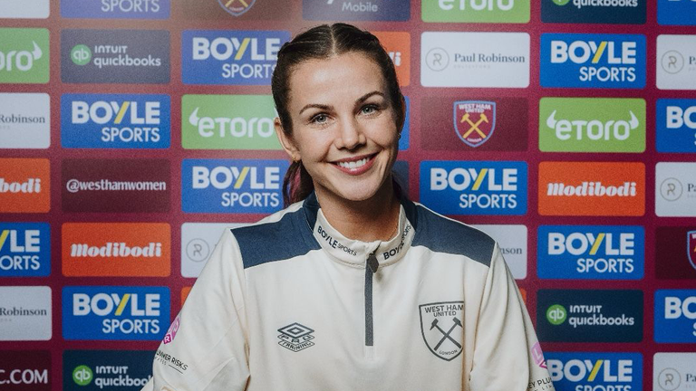 West Ham have signed Norway international Tuva Hansen