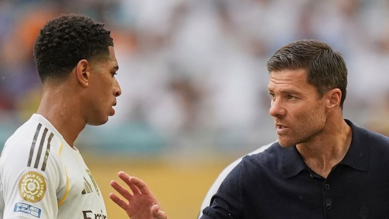 Jude Bellingham has denied claims of a falling out with Xabi Alonso at Real Madrid