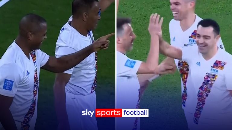Xavi Hernandez, Alessandro Del Piero and Cafu roll back the years in star‑studded exhibition match