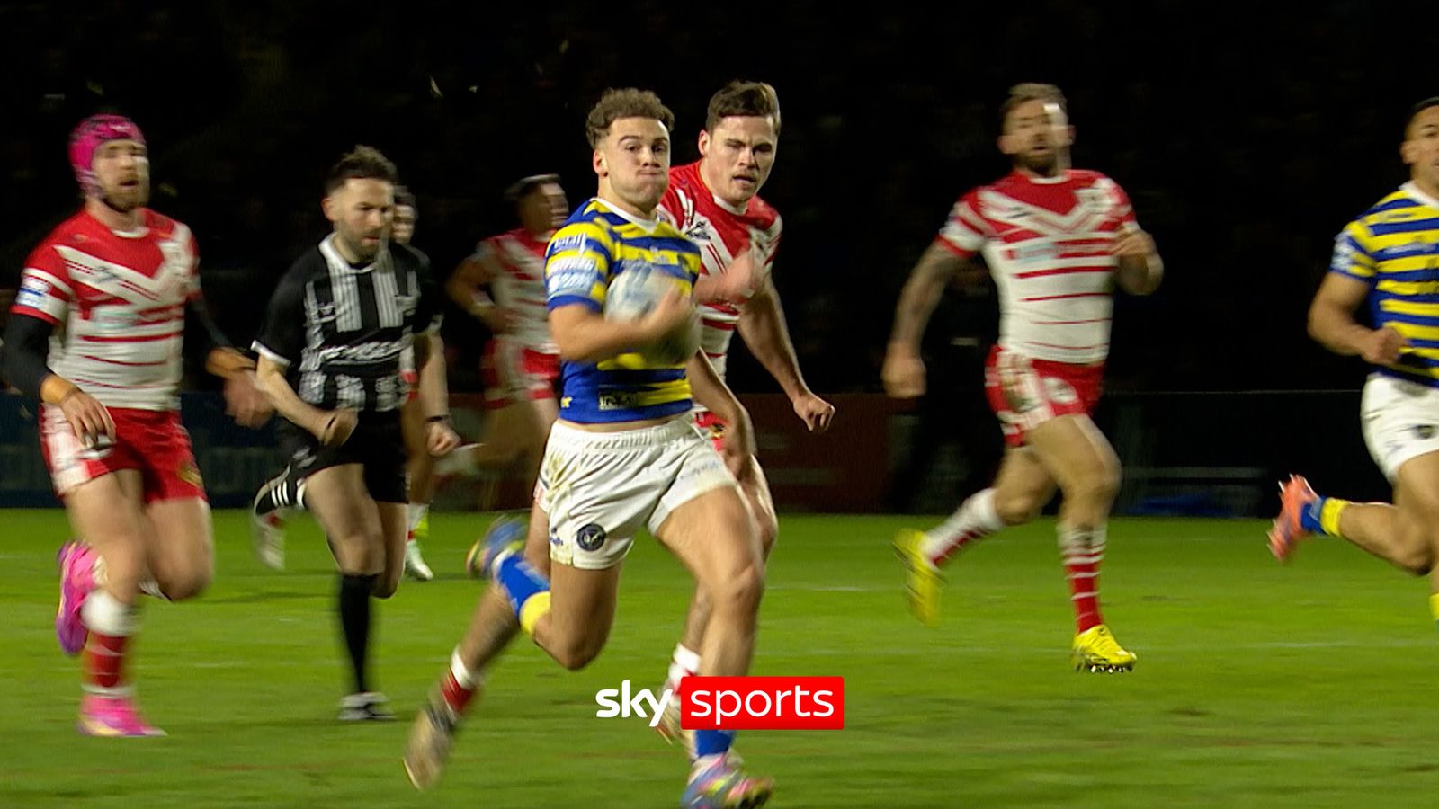 Warrington vs St Helens: Cai Taylor-Wray scores incredible individual try