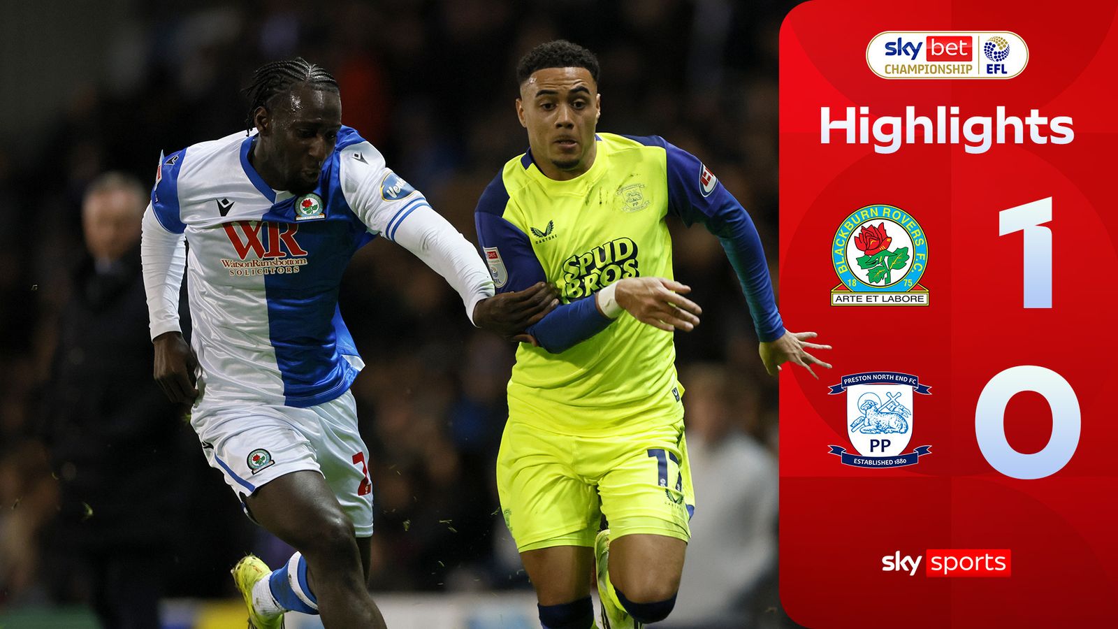 Blackburn 1-0 Preston North End | Championship highlights