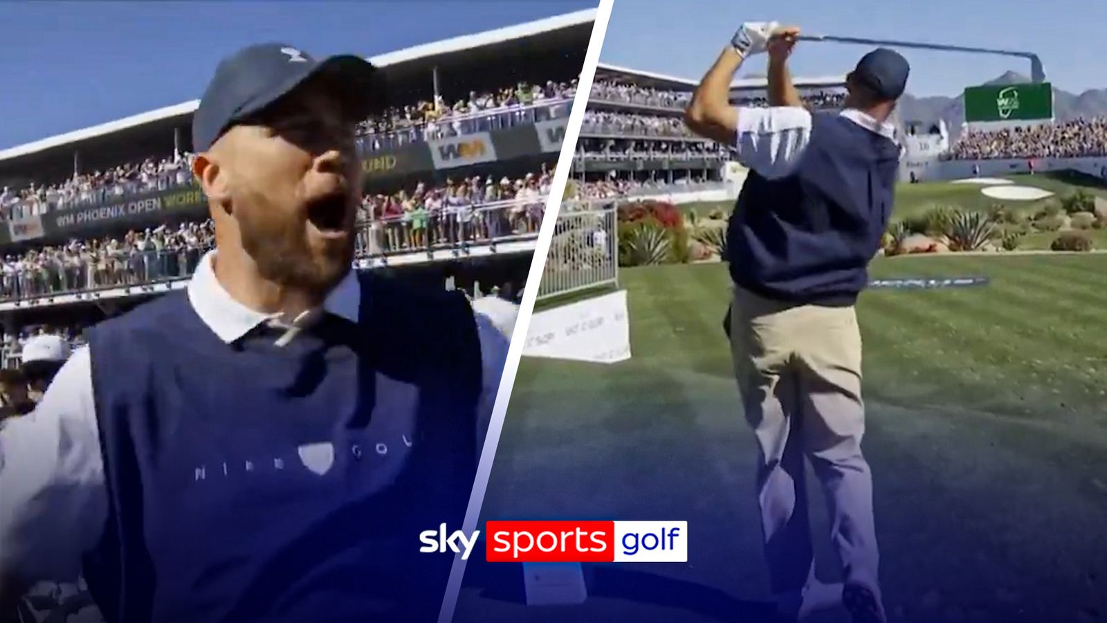 Travis Kelce hits stunning golf shot at WM Phoenix Open