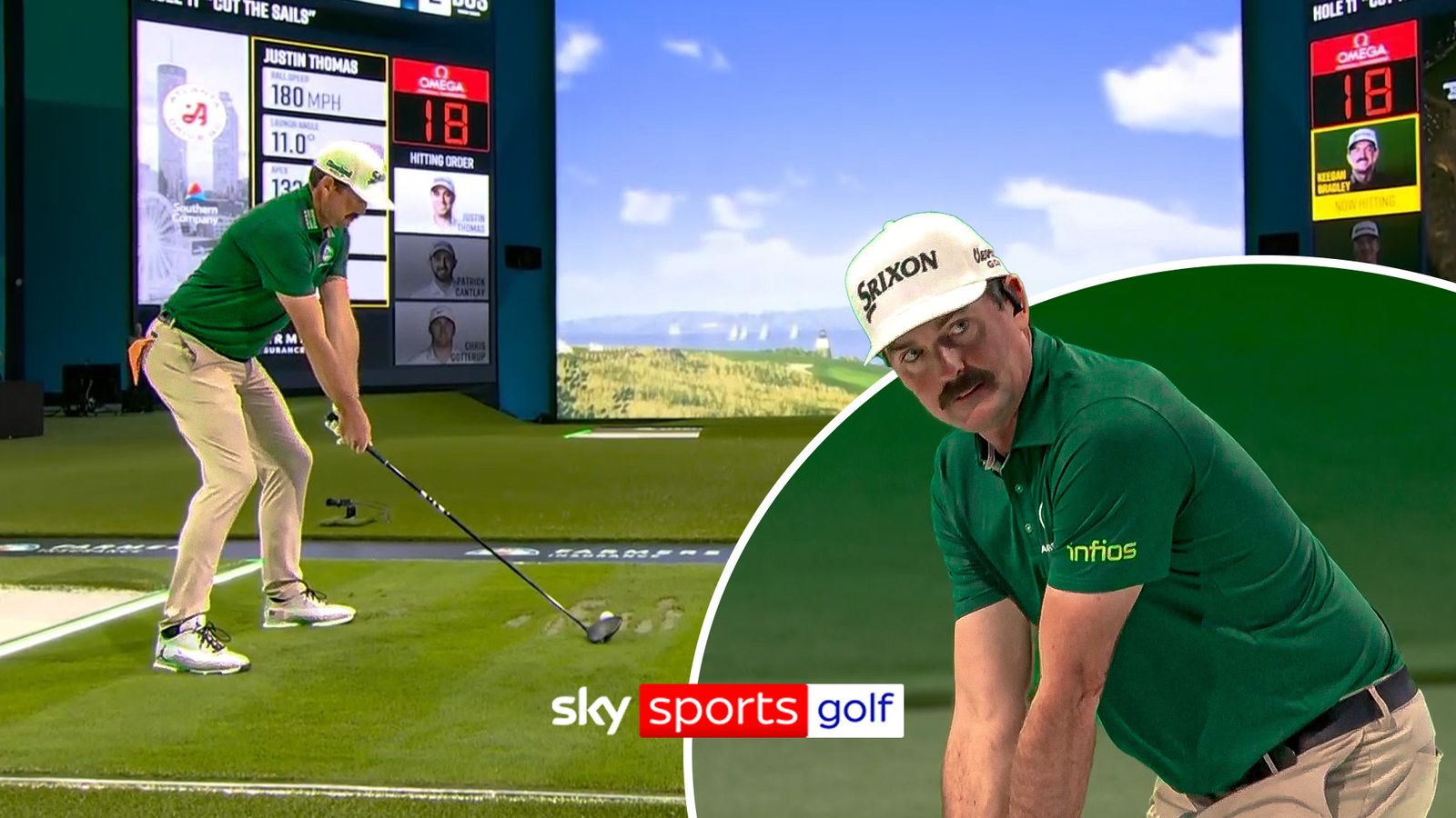 Keegan Bradley hits record-breaking 384-yard drive at TGL