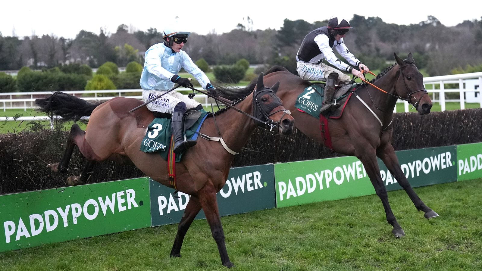 Dublin Racing Festival: Romeo Coolio denies Kargese in thrilling Irish Arkle at Leopardstown