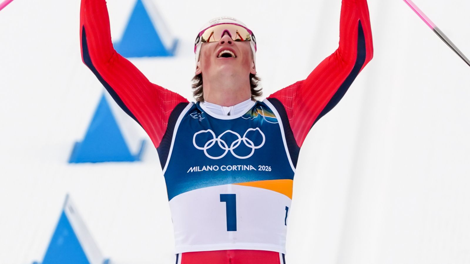 Winter Olympics: Johannes Klaebo makes history with sixth gold in single Games, Norwegian wins 50km mass start