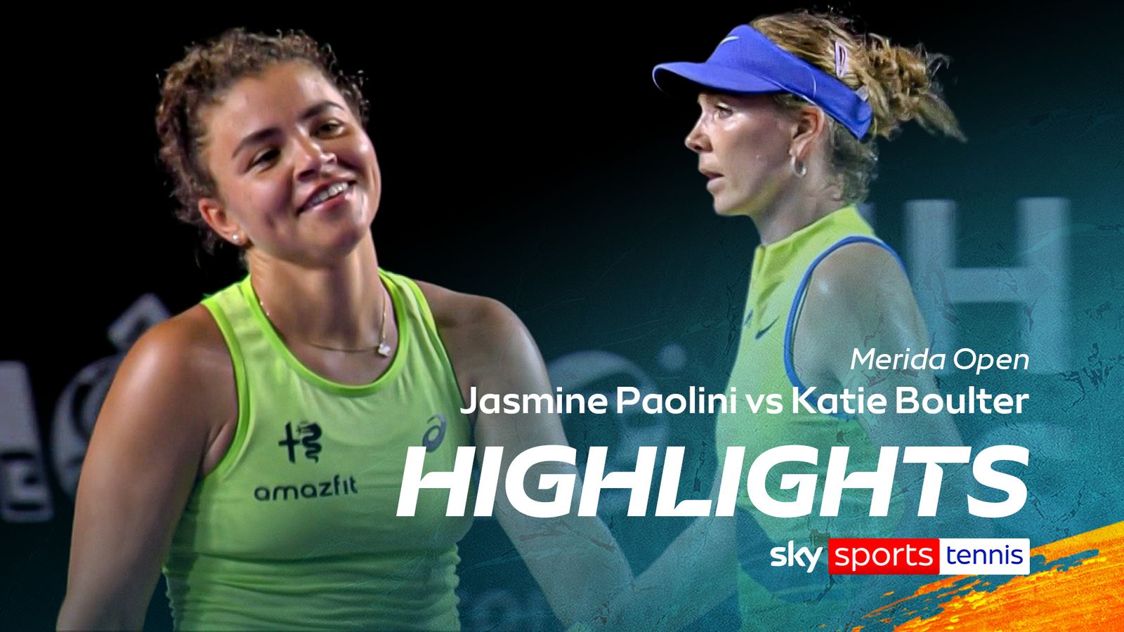 Jasmine Paolini vs Katie Boulter | Merida Open