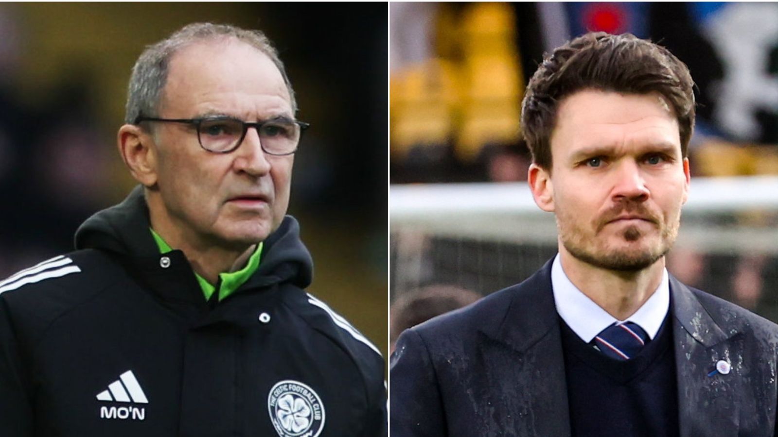 Celtic and Rangers drop points in Scottish Premiership title race but Martin O'Neill and Danny Röhl remain defiant
