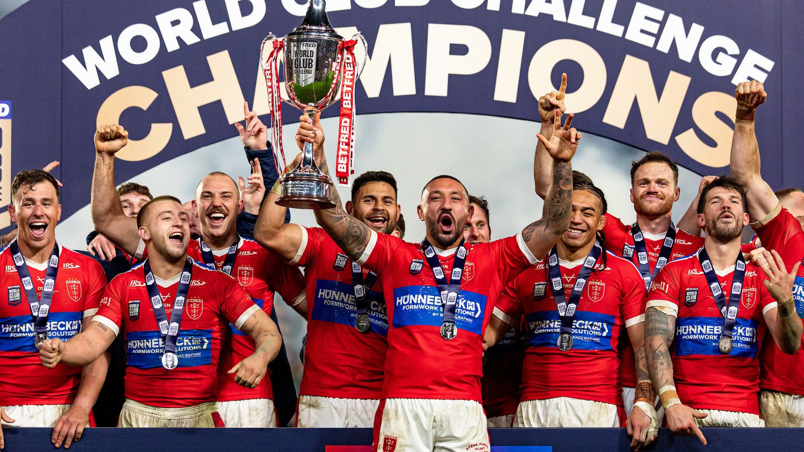 World Club Challenge 2026: Hull KR hold off Brisbane Broncos comeback in 30-24 victory to make more Super League history