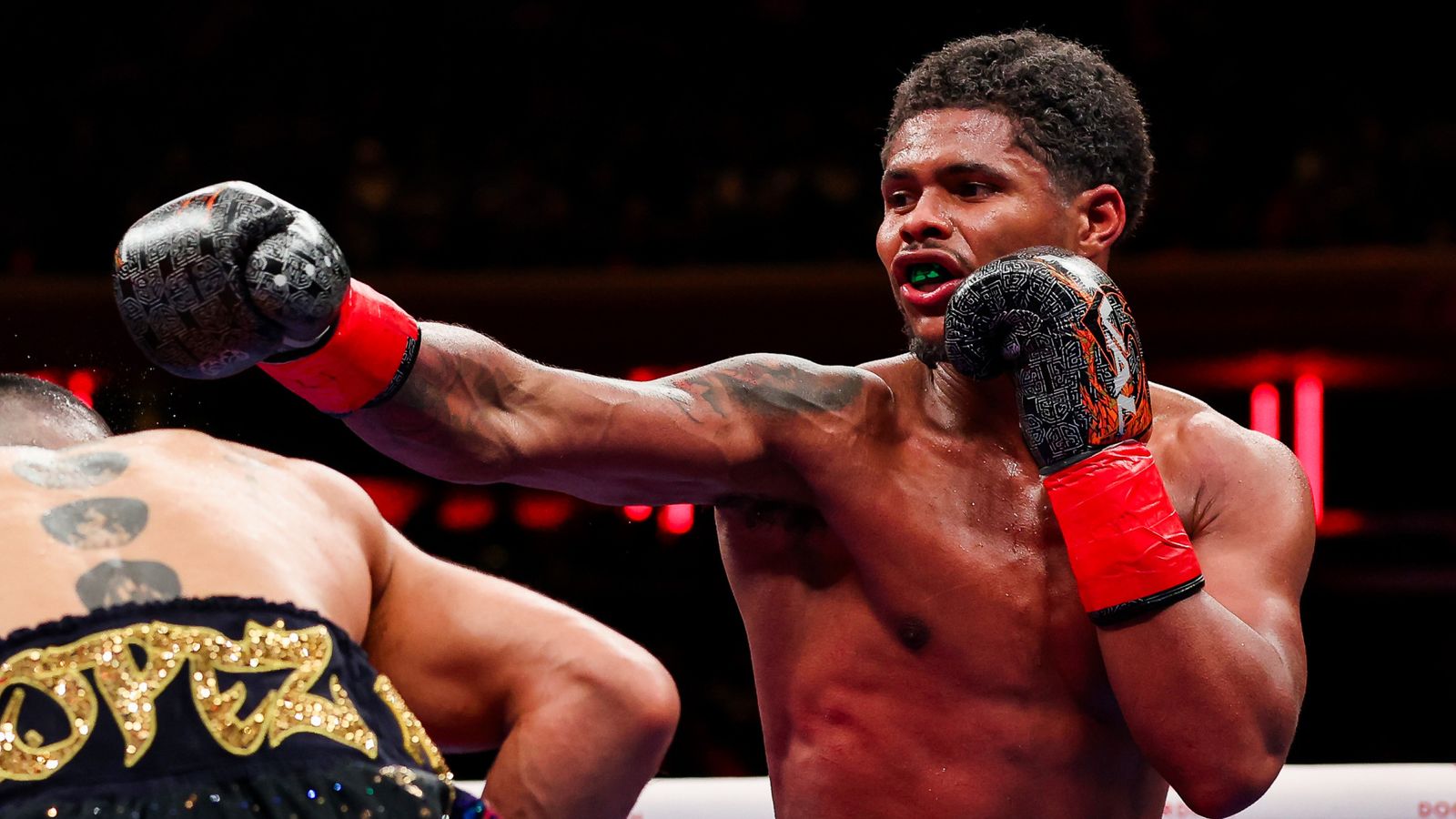 Shakur Stevenson: American boxer dominates Teofimo Lopez to become four-weight world champion before calling out Conor Benn