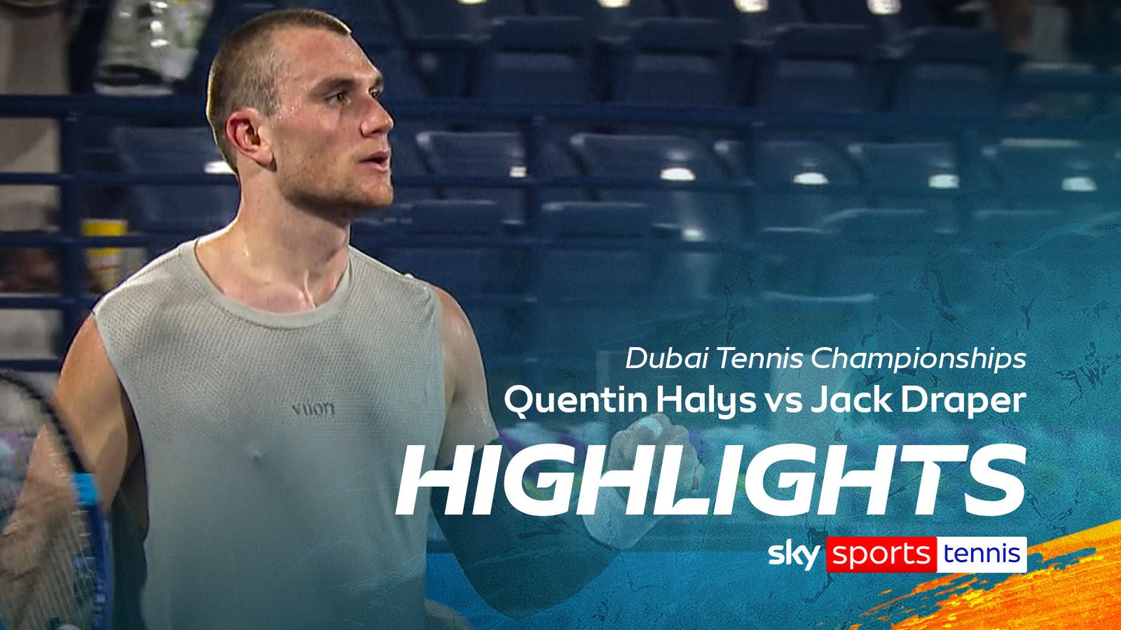 Quentin Halys vs Jack Draper | Dubai Tennis Championships highlights