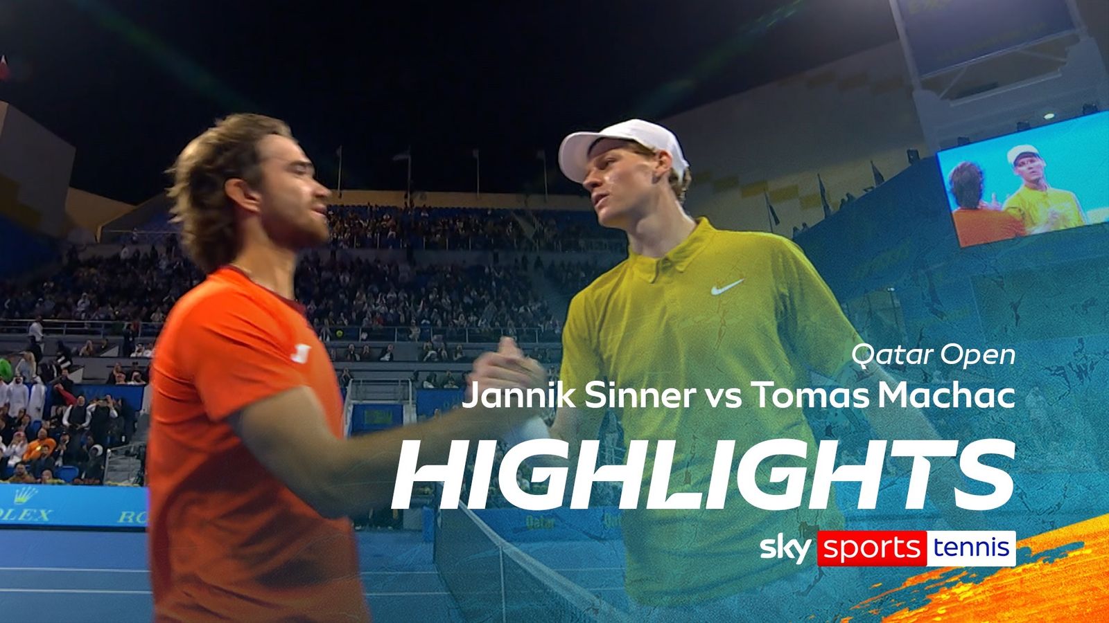 Jannik Sinner vs Tomas Machac | Qatar Open highlights