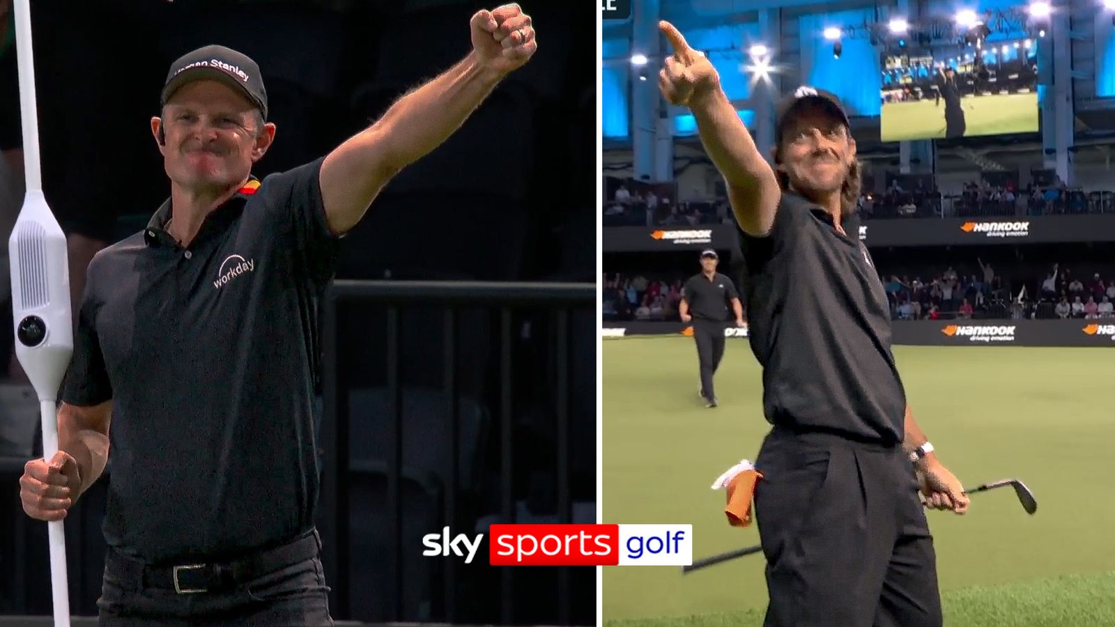 TGL: Tommy Fleetwood sends crowd wild with clutch chip-in