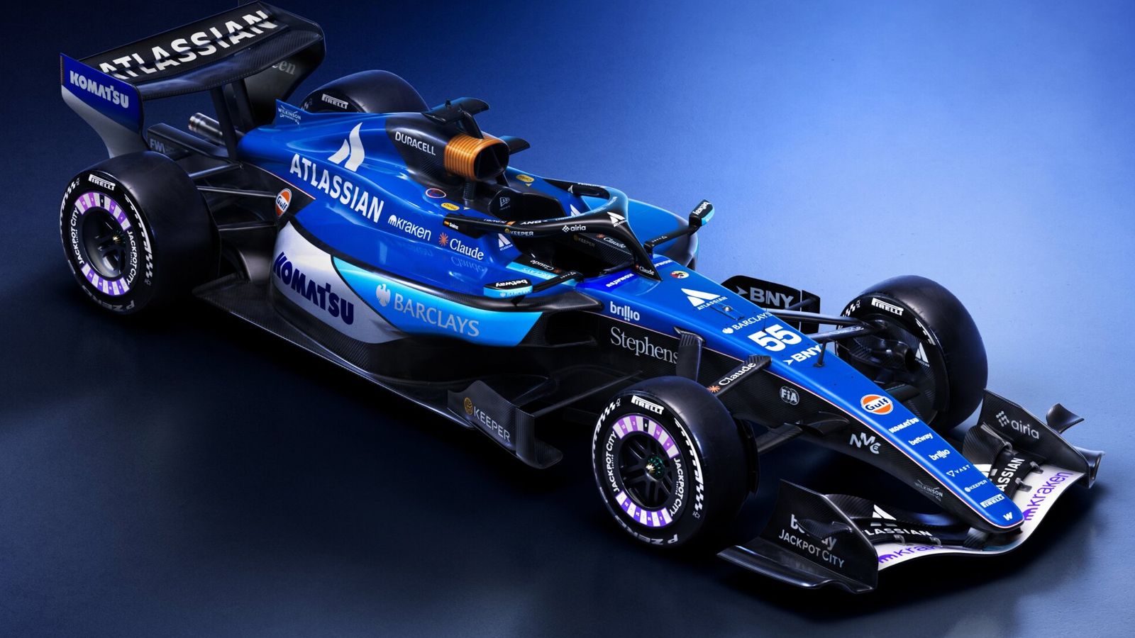 Williams FW48 car livery revealed for 2026 F1 season when team will aim to make up for Barcelona test miss