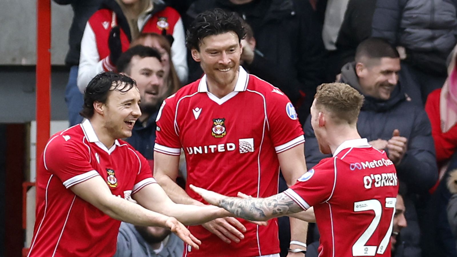 Wrexham 5-3 Ipswich Town: Red Dragons hit back to win eight-goal thriller
