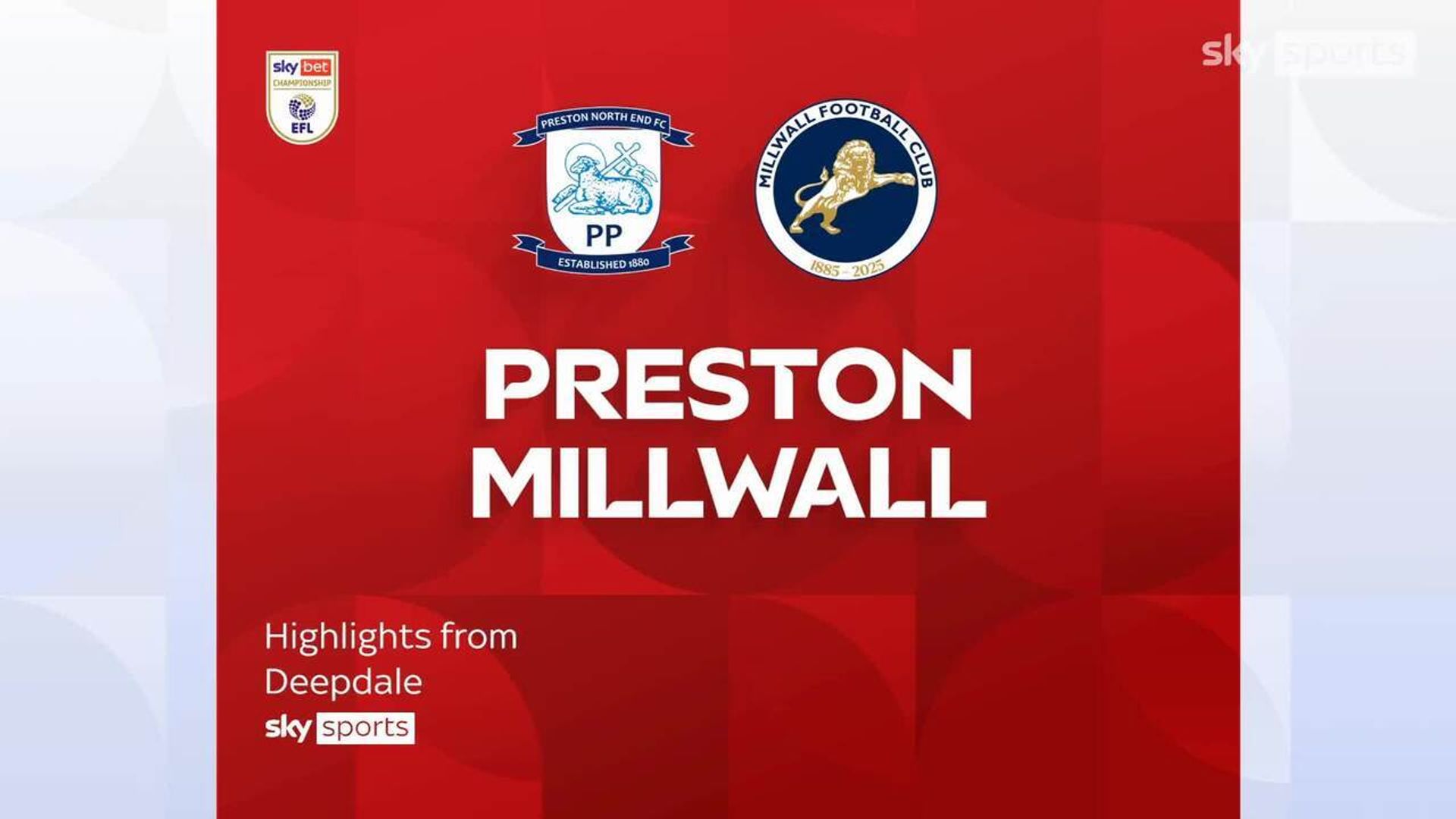Preston 0-2 Millwall