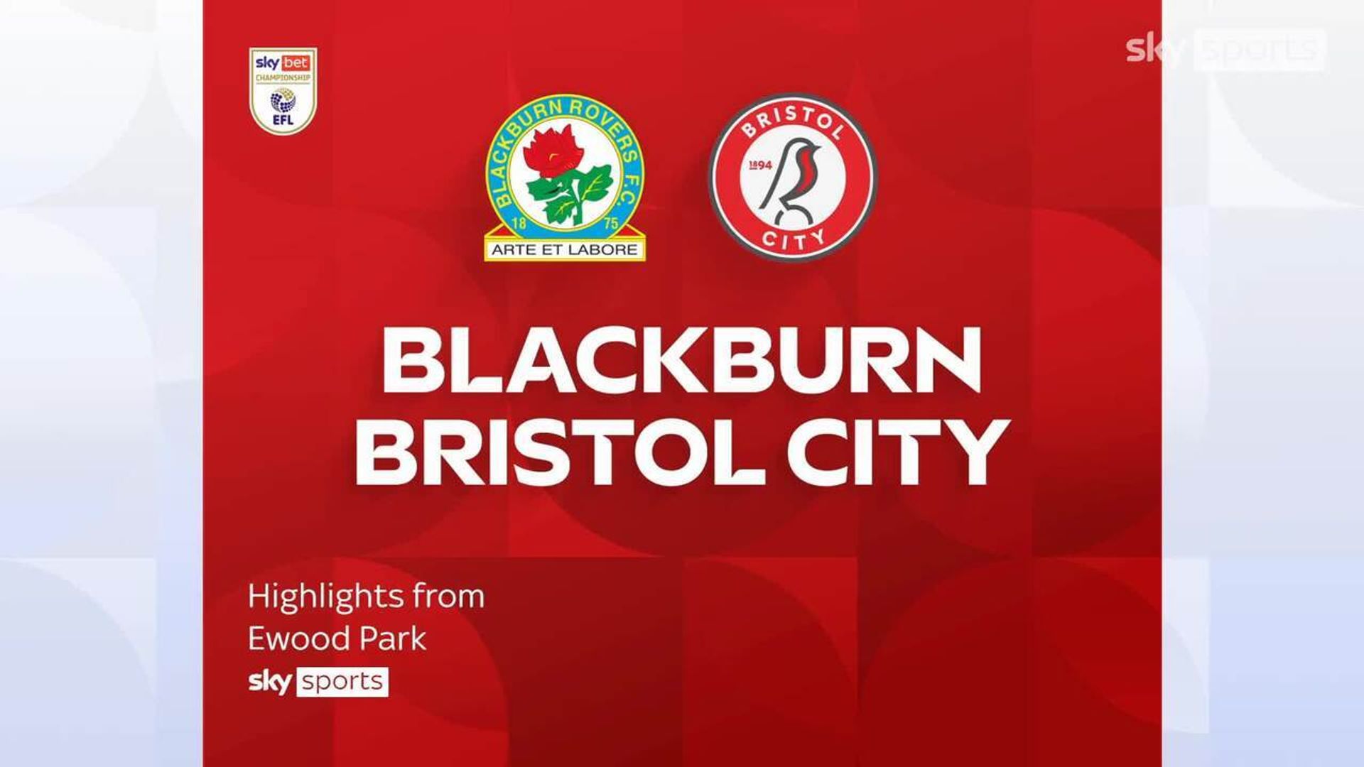 Blackburn 1-2 Bristol City