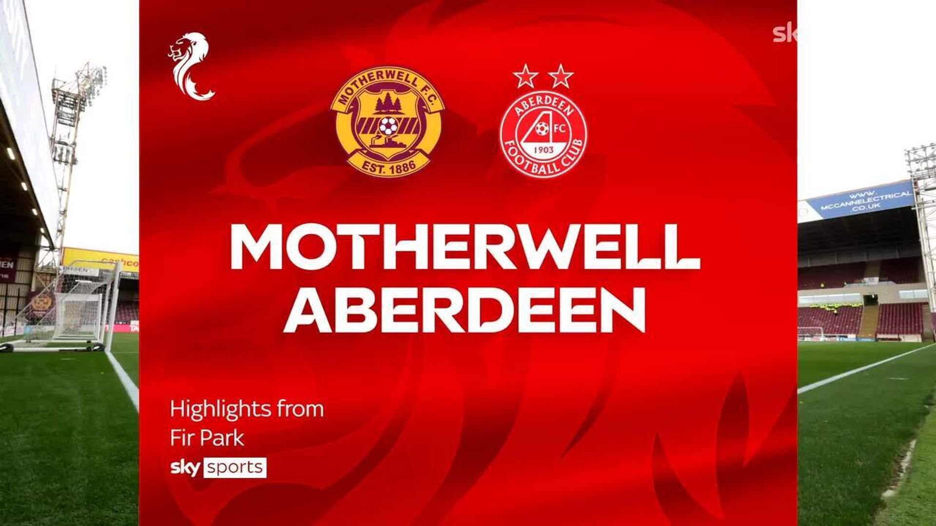 Motherwell 2-0 Aberdeen