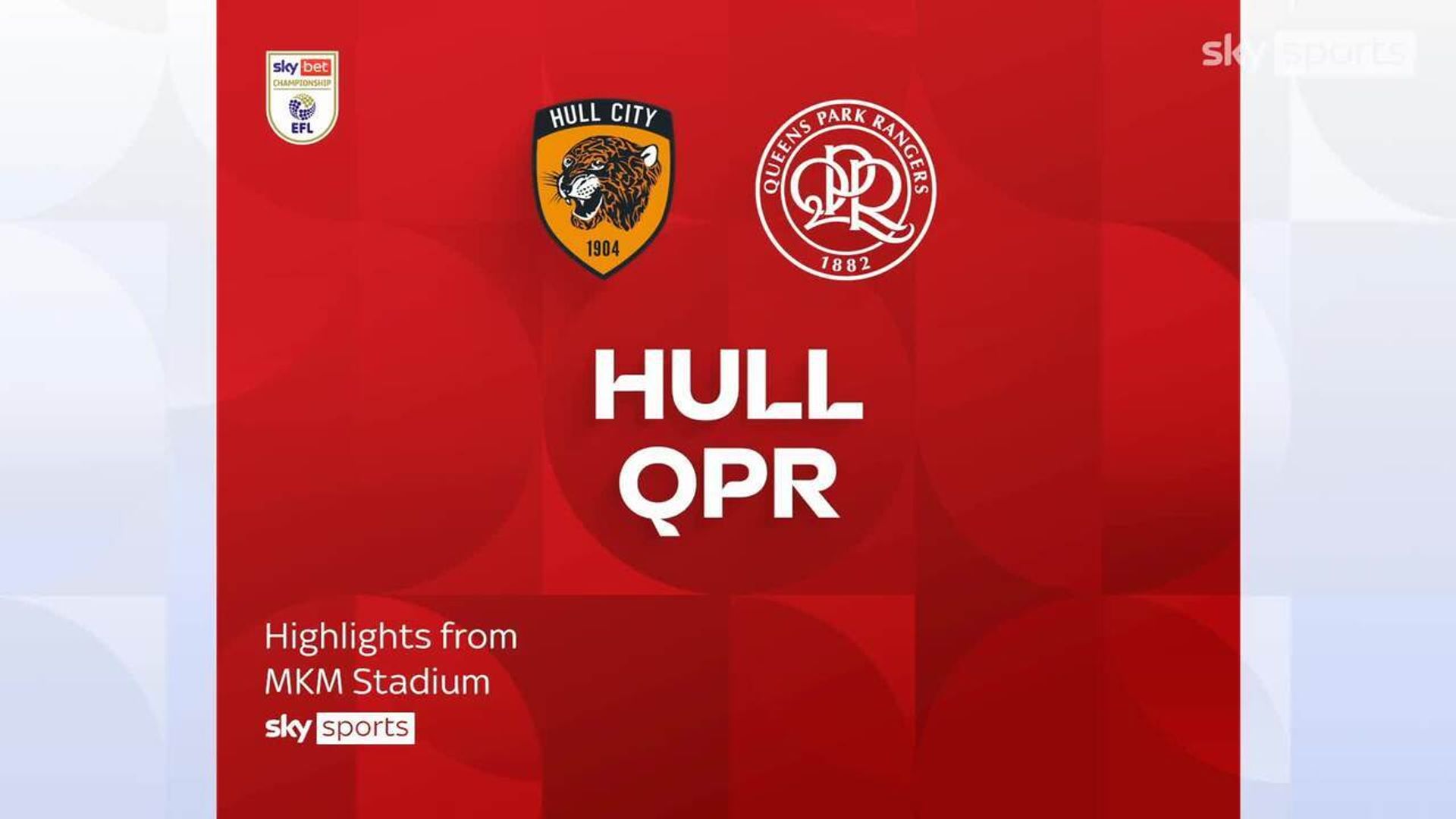 Hull 1-3 QPR