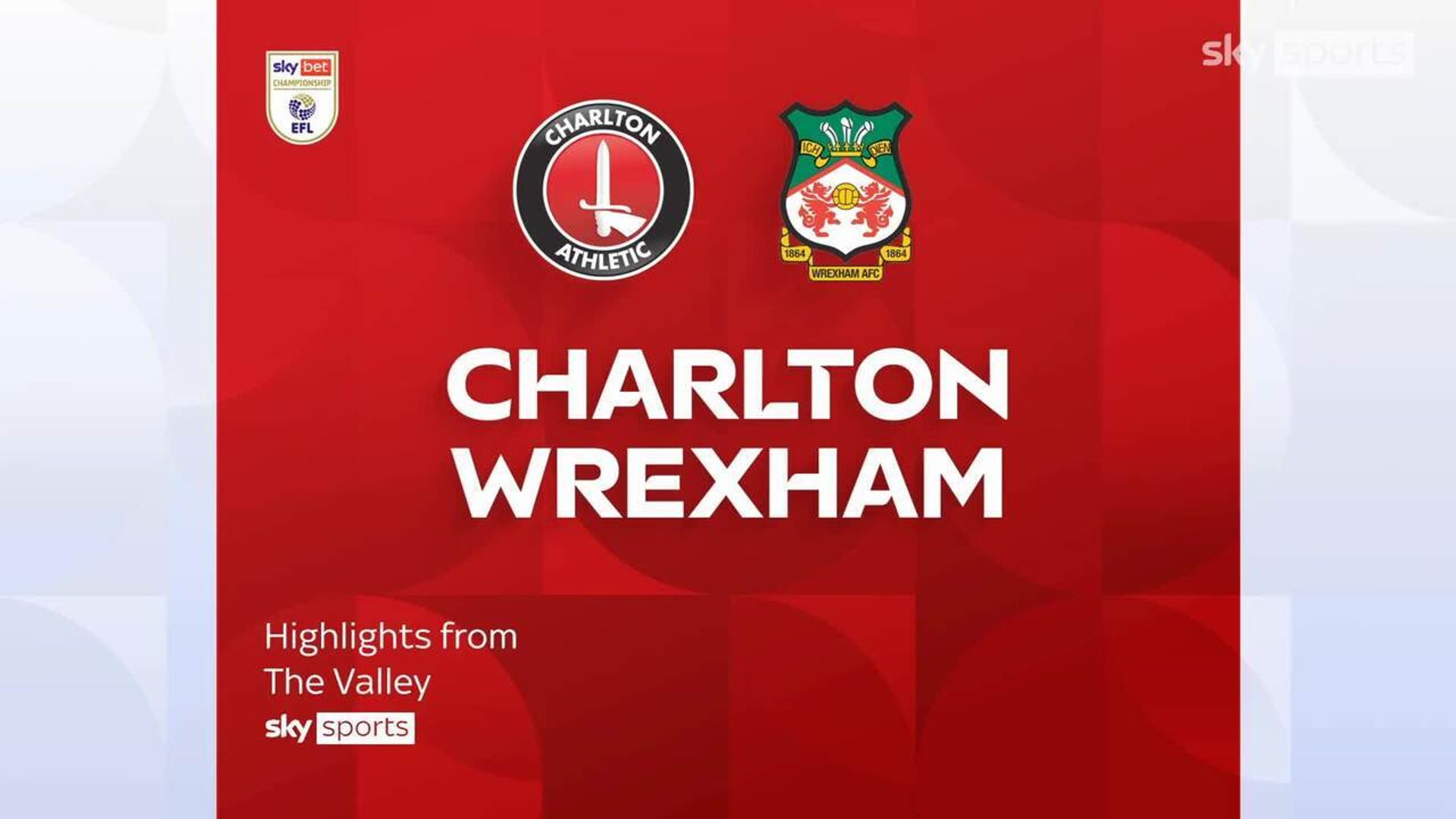 Charlton 0-1 Wrexham 