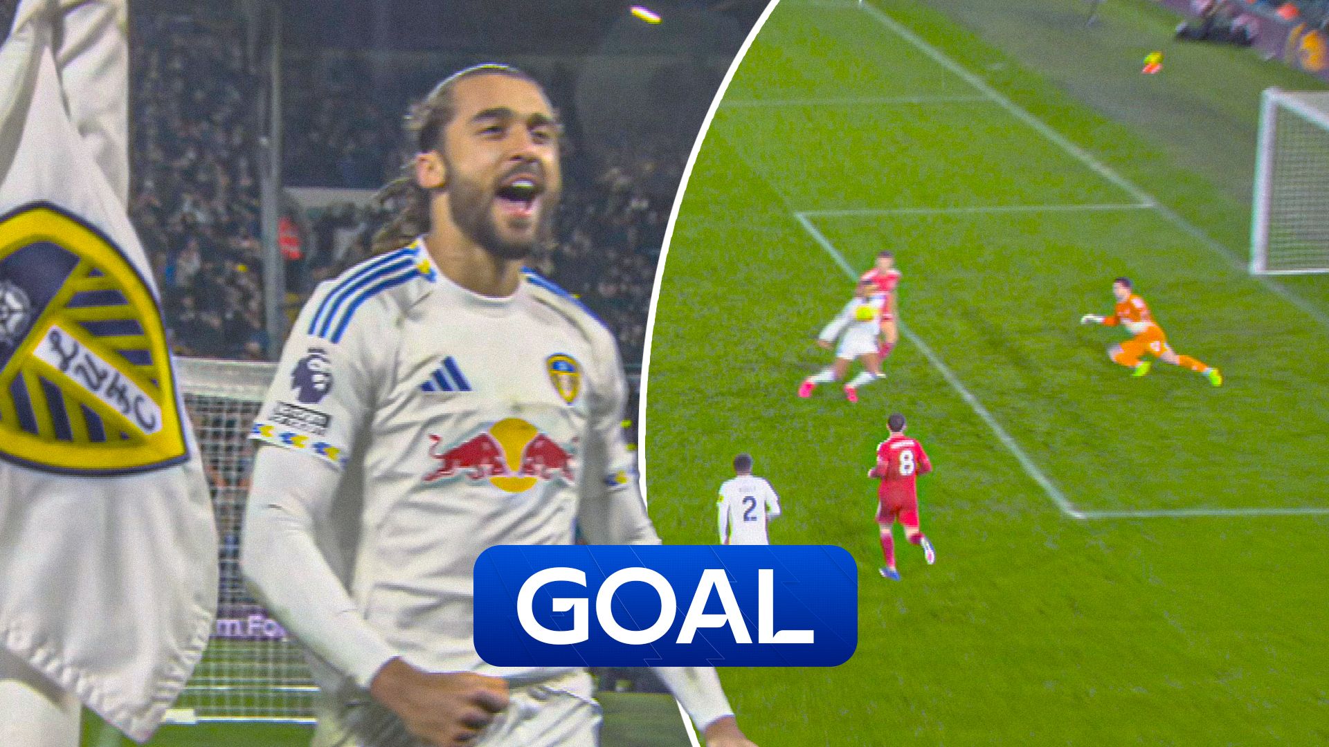 Calvert-Lewin's clever finish adds a third for rampant Leeds!