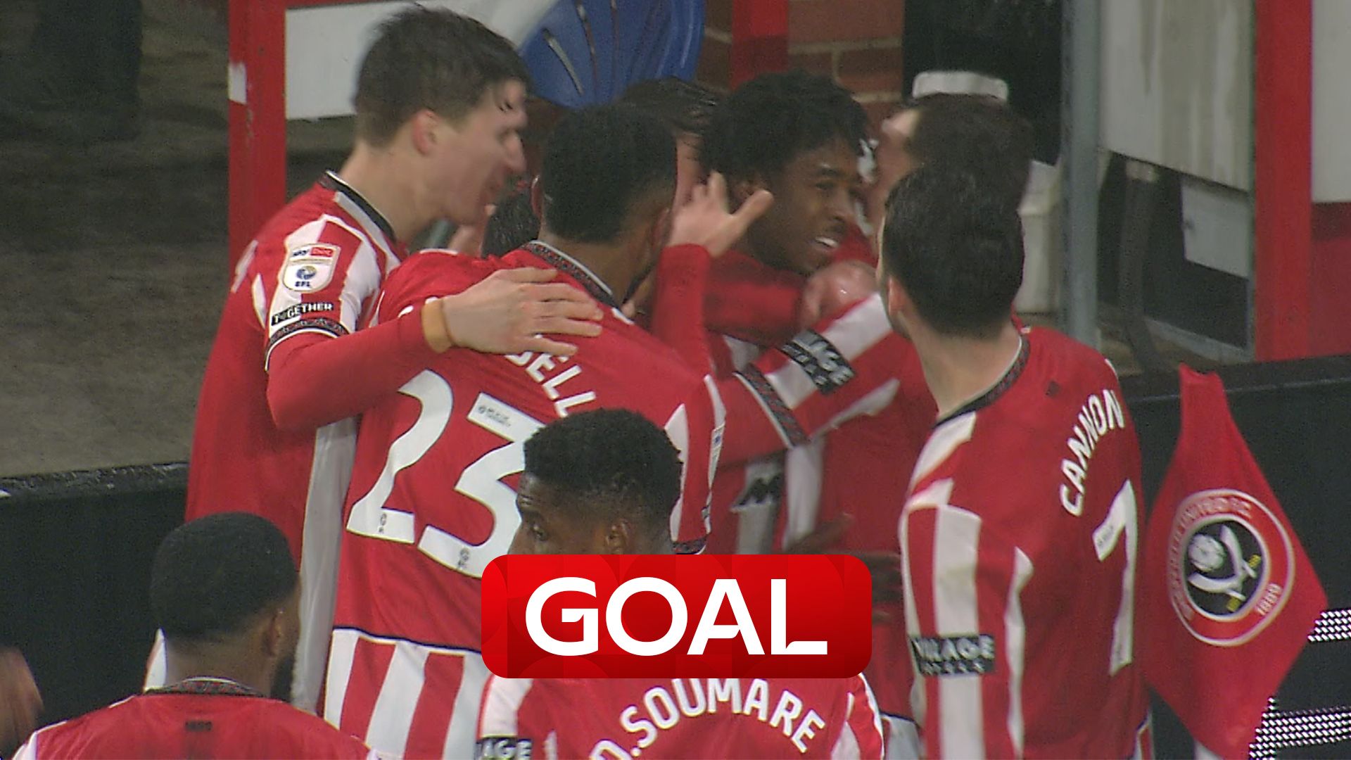 'OUTSTANDING finish!' | Brooks' top corner strike gives Sheff Utd the lead!