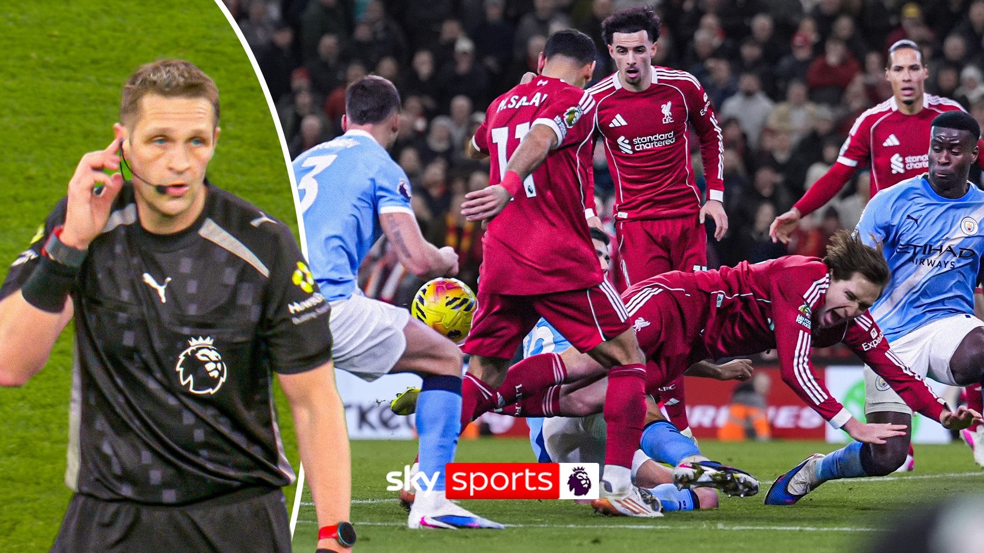 UNSEEN FOOTAGE! Should Liverpool have had a pen for Rodri tackle?