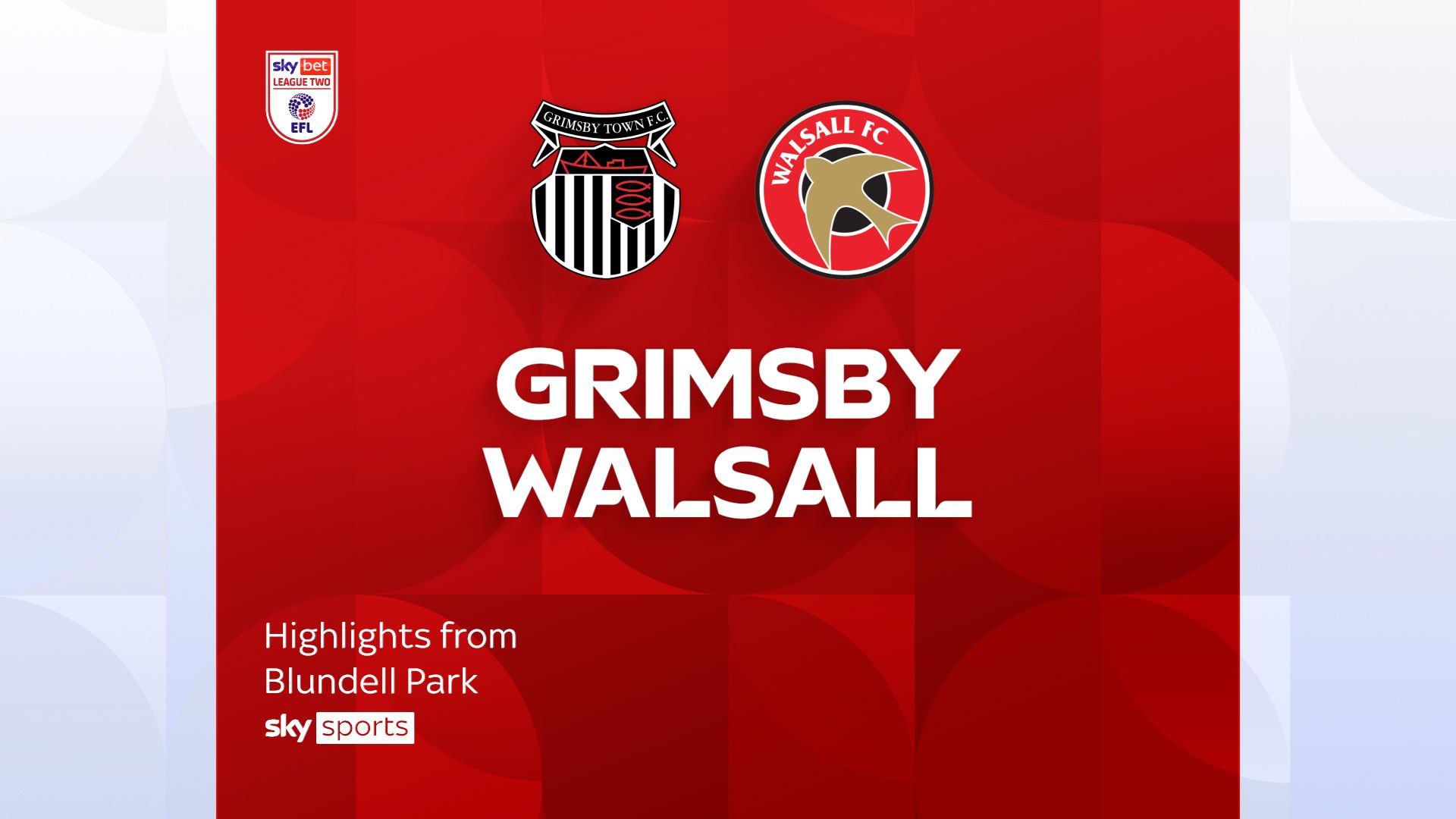 Grimsby Town 2-2 Walsall
