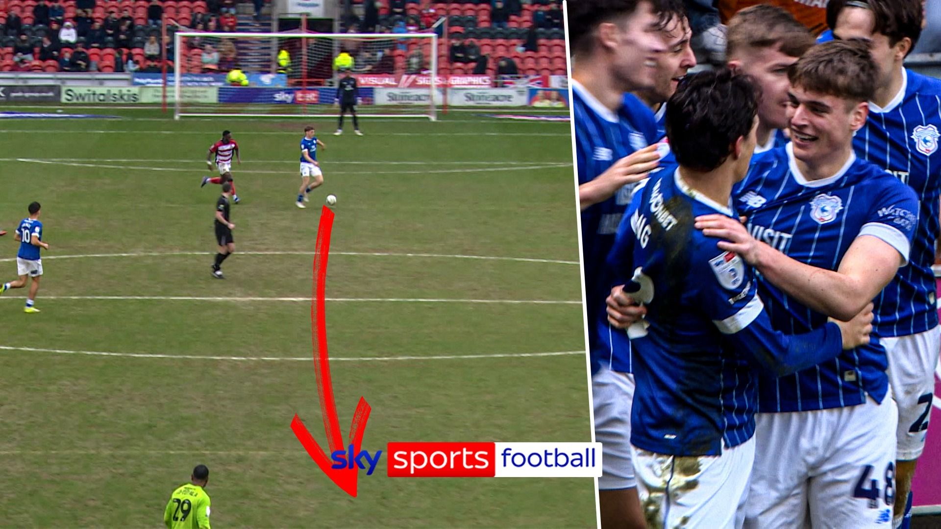 Outrageous solo goal! Lawlor sprints length of the pitch to score for Cardiff!