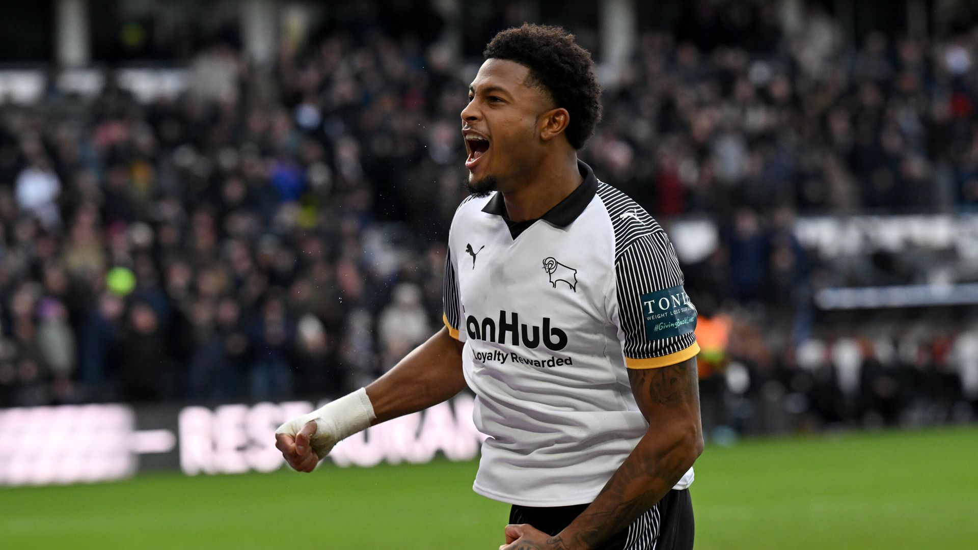 Brewster strikes as Derby see off Swansea