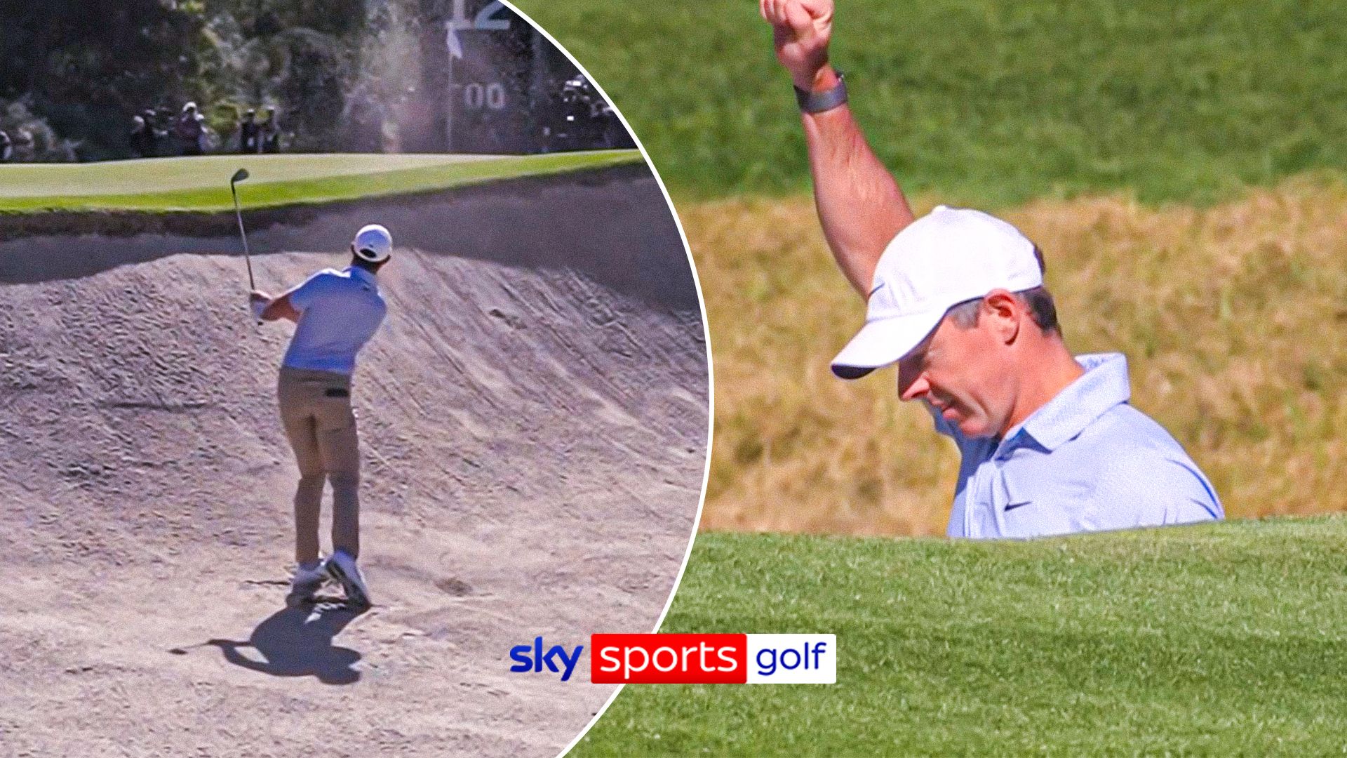 Rory McIlroy holes out with STUNNING bunker shot at Genesis Invitational!