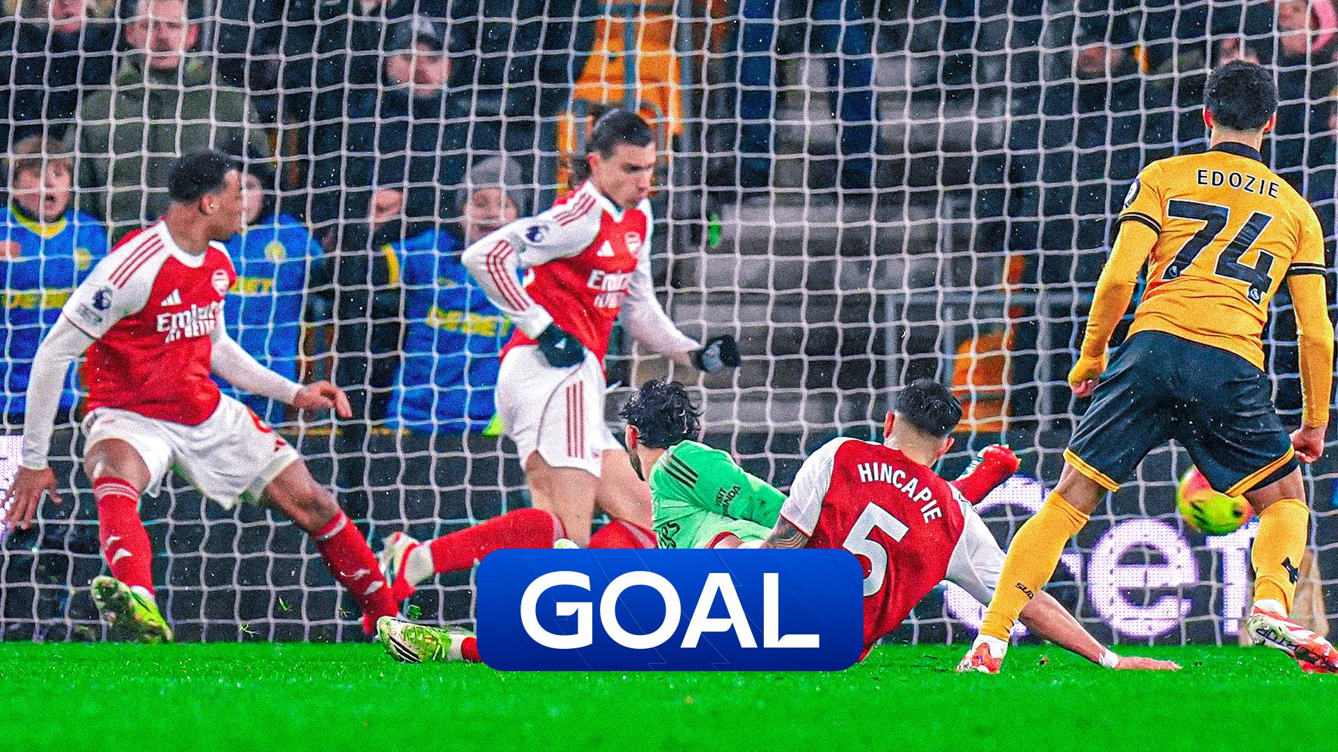 Late DRAMA! Edozie smashes in 90+4' equaliser against Arsenal!