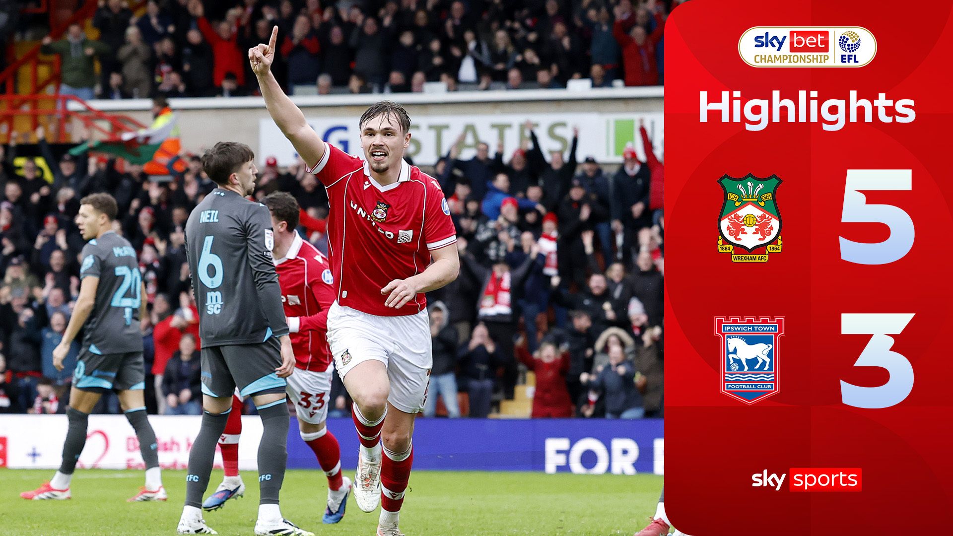 Wrexham prevail in EIGHT-goal Championship thriller!