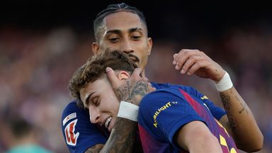 Barcelona leapfrogged Real Madrid to go top of LaLiga following a routine 3-0 home win against relegation-battlers Levante