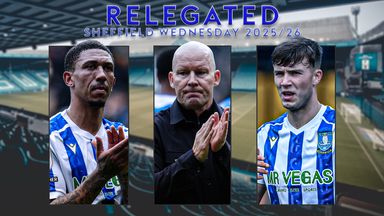 Sheffield Wednesday have been relegated from the Championship