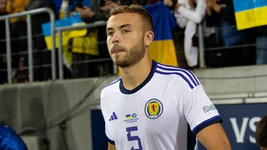 Ryan Porteous made his Scotland debut against Ukraine in 2022
