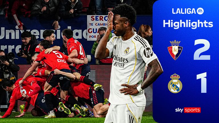 Highlights of the LALIGA match between osasuna and real madrid